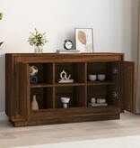 VidaXL Dressoir 102x35x60 cm bewerkt hout bruin eikenkleur