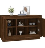 VidaXL Dressoir 102x35x60 cm bewerkt hout bruin eikenkleur