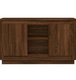 VidaXL Dressoir 102x35x60 cm bewerkt hout bruin eikenkleur