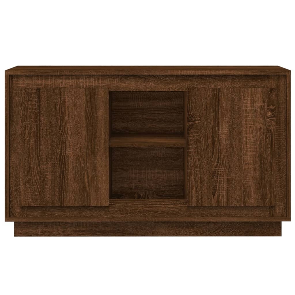 VidaXL Dressoir 102x35x60 cm bewerkt hout bruin eikenkleur