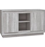 VidaXL Dressoir 102x35x60 cm bewerkt hout grijs sonoma eikenkleurig