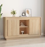 VidaXL Dressoir 102x35x60 cm bewerkt hout sonoma eikenkleurig