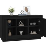 VidaXL Dressoir 102x35x60 cm bewerkt hout zwart