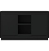 VidaXL Dressoir 102x35x60 cm bewerkt hout zwart