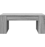 VidaXL Salontafel 102x55x42 cm bewerkt hout grijs sonoma eikenkleurig