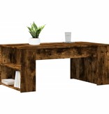 VidaXL Salontafel 102x55x42 cm bewerkt hout gerookt eikenkleurig