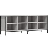 VidaXL Schoenenkast 131x35x50 cm bewerkt hout grijs sonoma eikenkleur