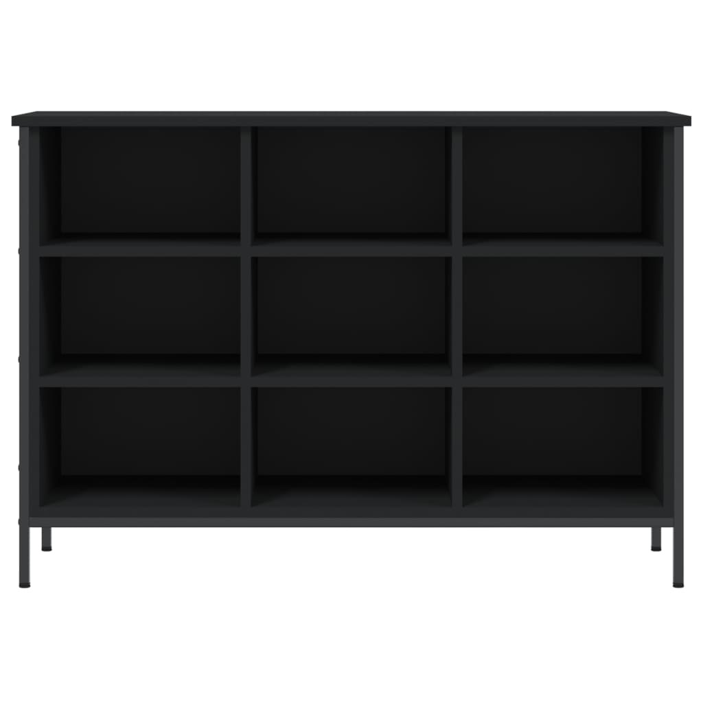 VidaXL Schoenenkast 100x35x70 cm bewerkt hout zwart