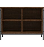 VidaXL Schoenenkast 69x35x50 cm bewerkt hout bruin eikenkleur