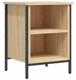 VidaXL Schoenenkast 38x35x50 cm bewerkt hout sonoma eikenkleurig