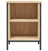 VidaXL Schoenenkast 38x35x50 cm bewerkt hout sonoma eikenkleurig