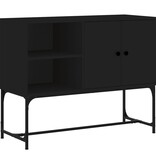 VidaXL Dressoir 100x40x79,5 cm bewerkt hout zwart