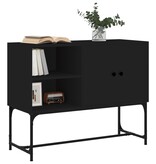 VidaXL Dressoir 100x40x79,5 cm bewerkt hout zwart