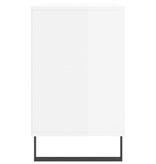 VidaXL Schoenenkast 102x36x60 cm bewerkt hout hoogglans wit