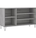 VidaXL Schoenenkast 102x36x60 cm bewerkt hout sonoma grijs