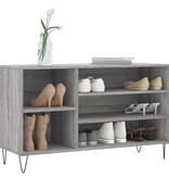 VidaXL Schoenenkast 102x36x60 cm bewerkt hout sonoma grijs