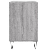 VidaXL Schoenenkast 102x36x60 cm bewerkt hout sonoma grijs