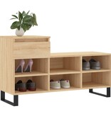 VidaXL Schoenenkast 102x36x60 cm bewerkt hout sonoma eikenkleurig