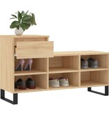 VidaXL Schoenenkast 102x36x60 cm bewerkt hout sonoma eikenkleurig