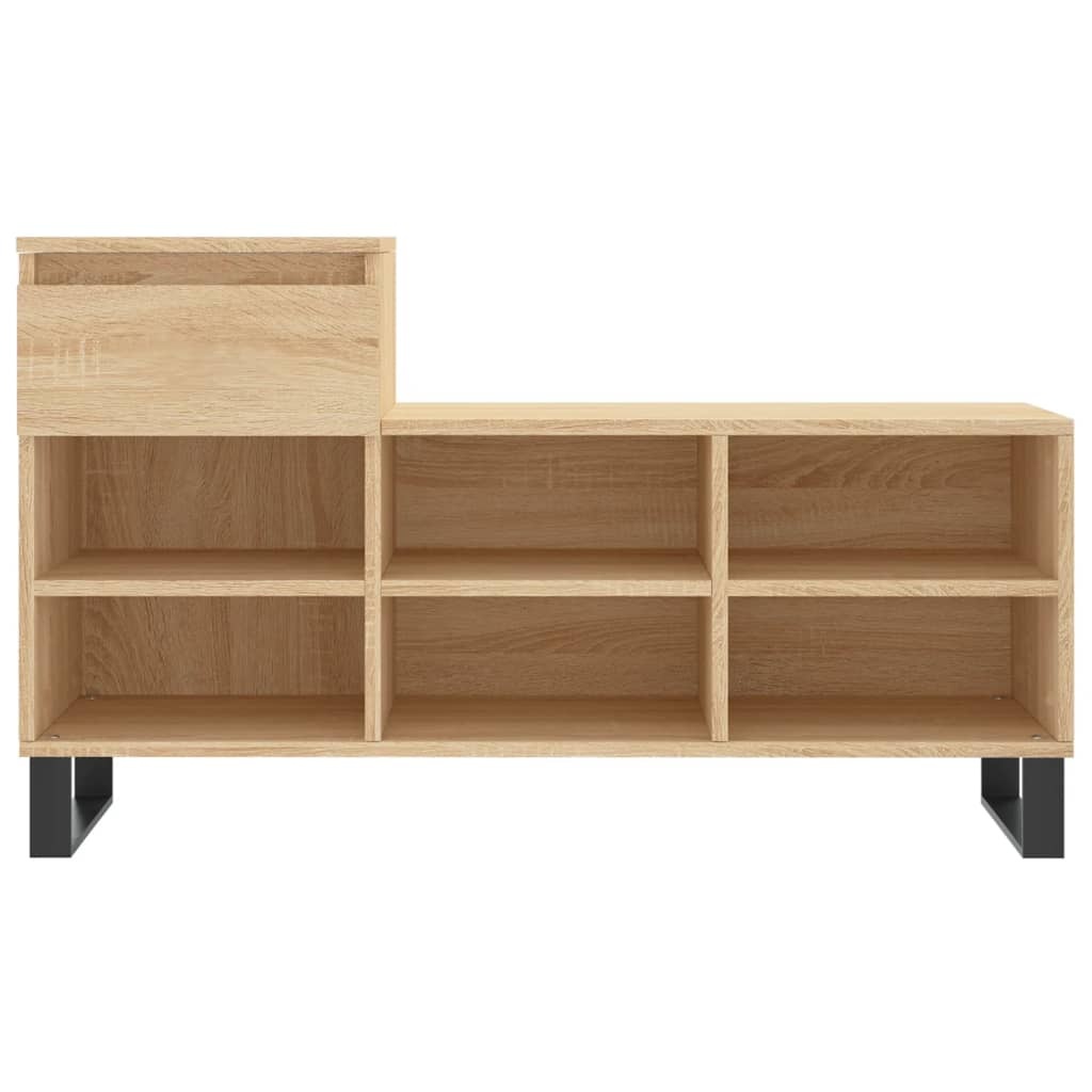 VidaXL Schoenenkast 102x36x60 cm bewerkt hout sonoma eikenkleurig
