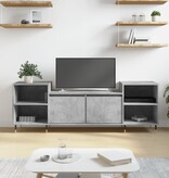 VidaXL Tv-meubel 160x35x55 cm bewerkt hout betongrijs
