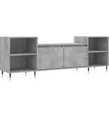 VidaXL Tv-meubel 160x35x55 cm bewerkt hout betongrijs