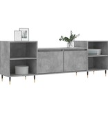 VidaXL Tv-meubel 160x35x55 cm bewerkt hout betongrijs