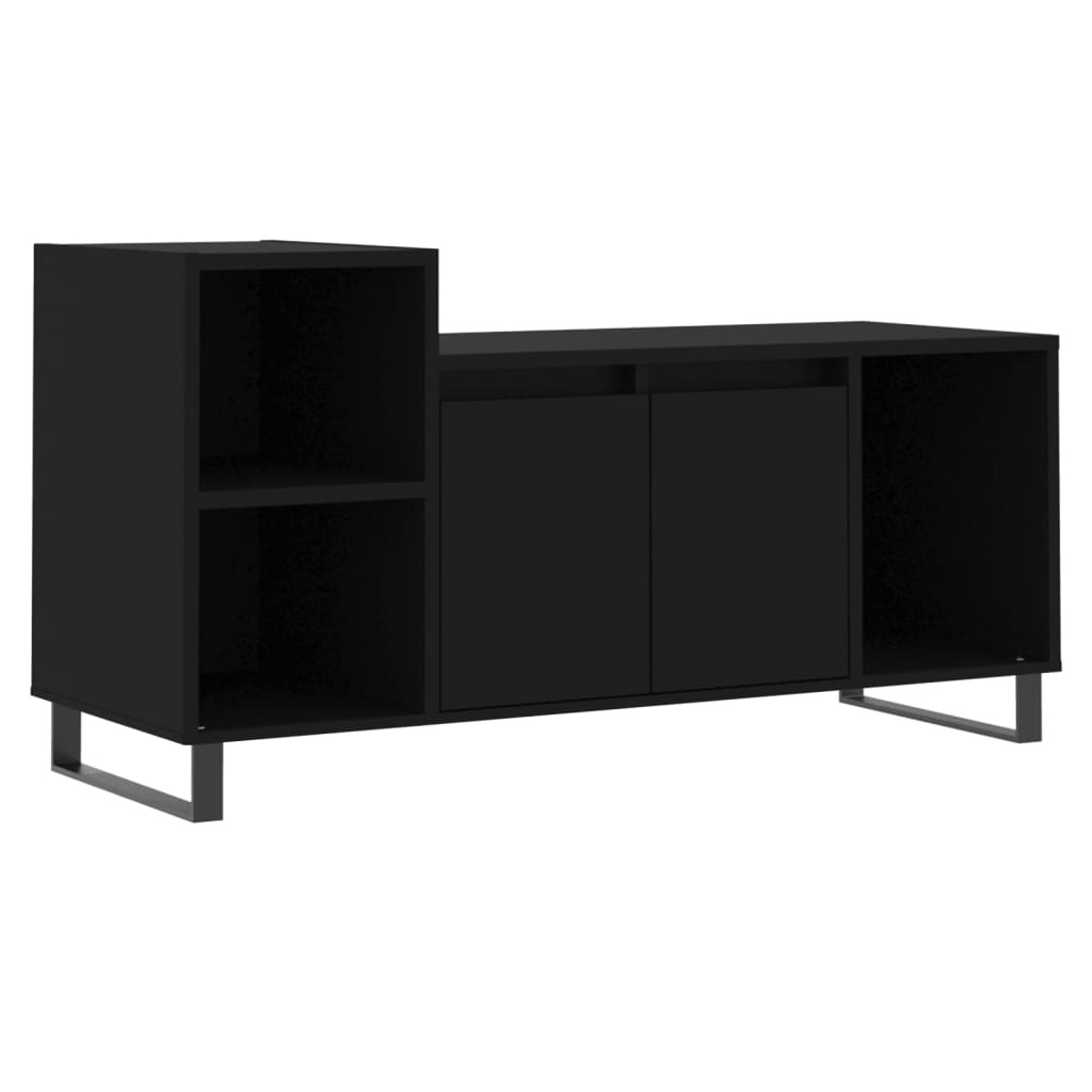VidaXL Tv-meubel 100x35x55 cm bewerkt hout zwart