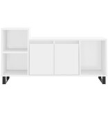 VidaXL Tv-meubel 100x35x55 cm bewerkt hout wit