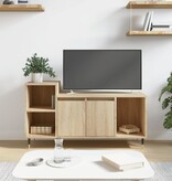 VidaXL Tv-meubel 100x35x55 cm bewerkt hout sonoma eikenkleurig