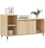 VidaXL Tv-meubel 100x35x55 cm bewerkt hout sonoma eikenkleurig