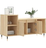 VidaXL Tv-meubel 100x35x55 cm bewerkt hout sonoma eikenkleurig
