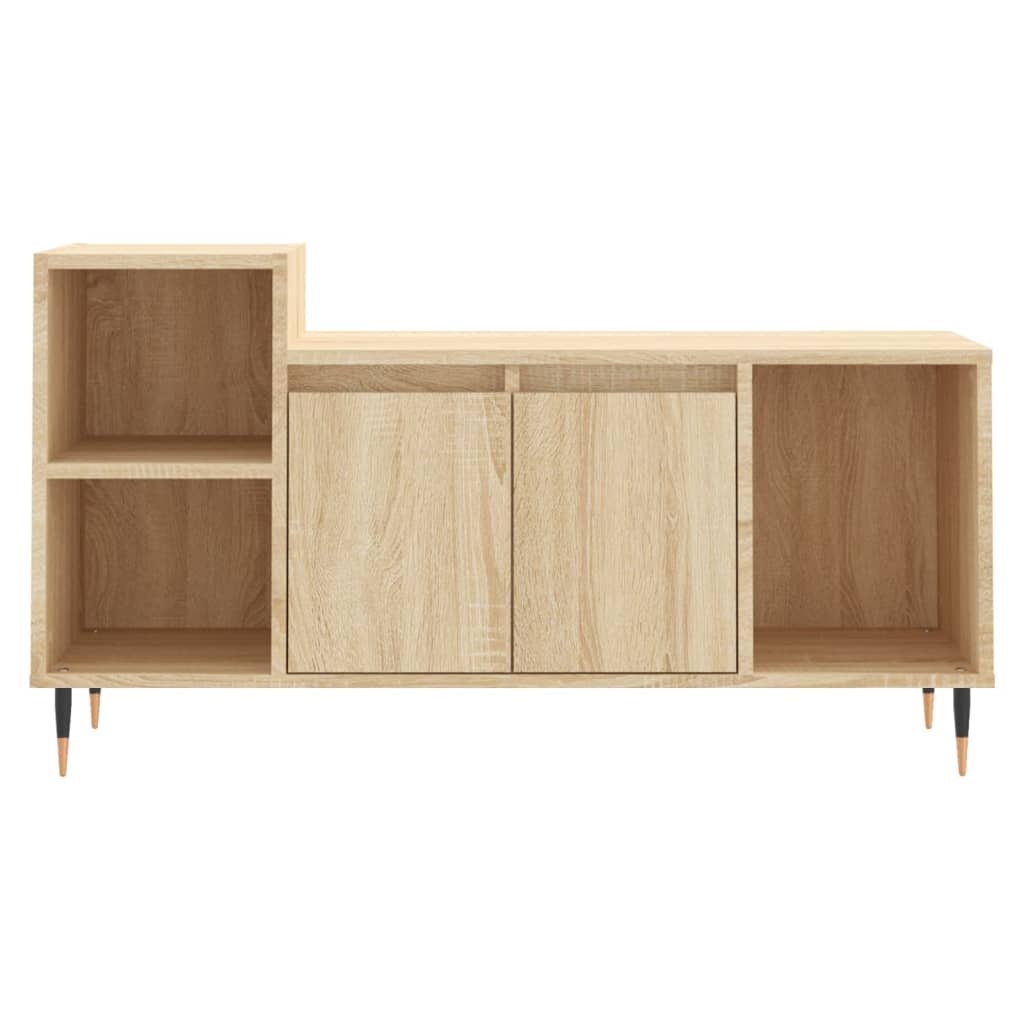 VidaXL Tv-meubel 100x35x55 cm bewerkt hout sonoma eikenkleurig