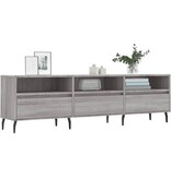 VidaXL Tv-meubel 150x30x44,5 cm bewerkt hout grijs sonoma eikenkleurig