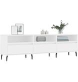 VidaXL Tv-meubel 150x30x44,5 cm bewerkt hout wit