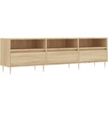 VidaXL Tv-meubel 150x30x44,5 cm bewerkt hout sonoma eikenkleurig