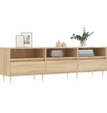 VidaXL Tv-meubel 150x30x44,5 cm bewerkt hout sonoma eikenkleurig