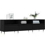 VidaXL Tv-meubel 150x30x44,5 cm bewerkt hout zwart