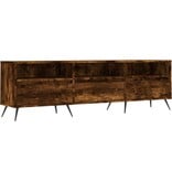 VidaXL Tv-meubel 150x30x44,5 cm bewerkt hout gerookt eikenkleurig