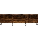 VidaXL Tv-meubel 150x30x44,5 cm bewerkt hout gerookt eikenkleurig