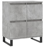 VidaXL Dressoir 60x35x70 cm bewerkt hout betongrijs