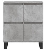 VidaXL Dressoir 60x35x70 cm bewerkt hout betongrijs