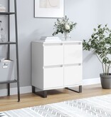 VidaXL Dressoir 60x35x70 cm bewerkt hout wit