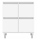 VidaXL Dressoir 60x35x70 cm bewerkt hout wit