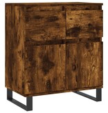 VidaXL Dressoir 60x35x70 cm bewerkt hout gerookt eikenkleurig