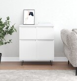 VidaXL Dressoir 60x35x70 cm bewerkt hout wit