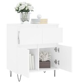 VidaXL Dressoir 60x35x70 cm bewerkt hout wit