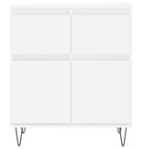 VidaXL Dressoir 60x35x70 cm bewerkt hout wit
