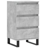 VidaXL Dressoir 40x35x70 cm bewerkt hout betongrijs