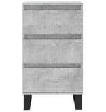 VidaXL Dressoir 40x35x70 cm bewerkt hout betongrijs